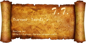 Turner Teréz névjegykártya