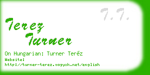 terez turner business card